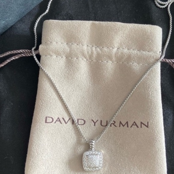 David Yurman Petite Albion Sterling Silver Pendant Necklace - Picture 5 of 6